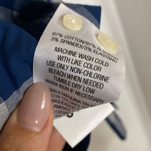 NWOT Ben Sherman Mens Teal Check Button Down Shirt - Picture 8 of 12